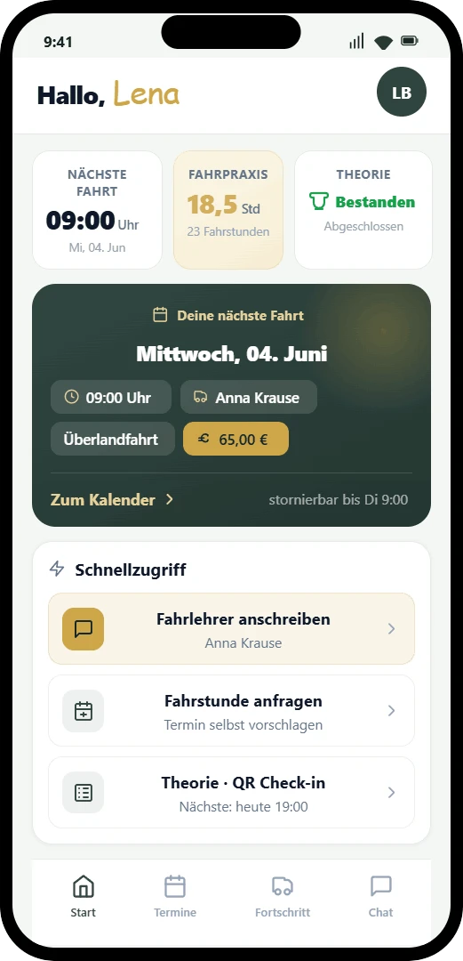 Schüler-App · Smartphone